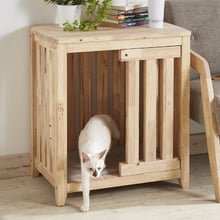 Cheska Pet Hut Side Table with Cushion